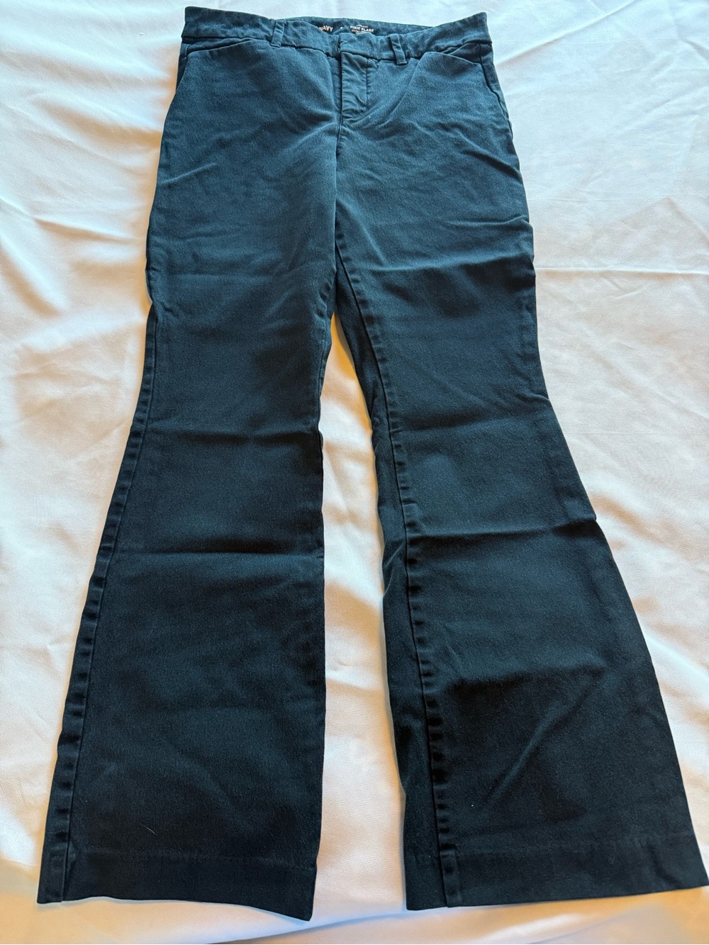 Old Navy Black High-Rise Pixie Flare Pants